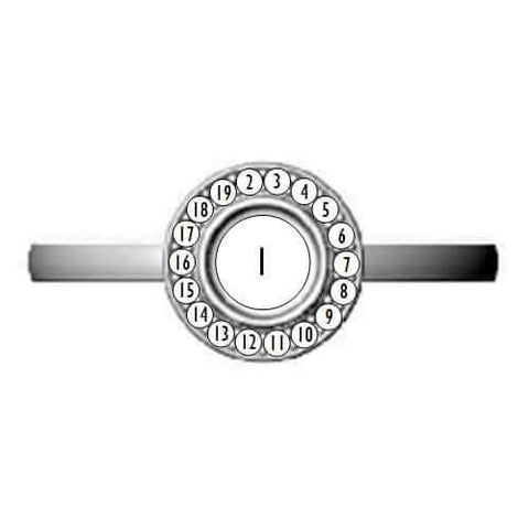 Stone customization for the Round Birthstone Halo Ring, Addition