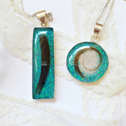 Hair and Opal Keepsake