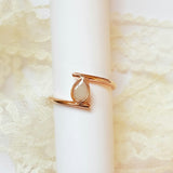 Infinite Drop, Solid 14kt Gold