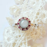 Goddess, solid 14kt Gold or Sterling Silver with Birthstones