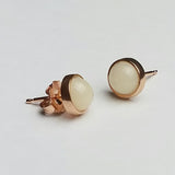 Solid 14kt Gold Breastmilk Earrings