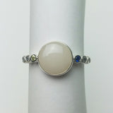 In Bloom, DNA and Birthstone ring