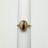 Vintage Crown, Solid 14kt Gold DNA Ring