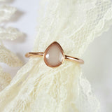 Milk Drop, Solid 14kt Gold