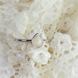 Milk Drop, Solid 14kt Gold