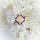 Goddess, solid 14kt Gold or Sterling Silver with Birthstones