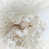 Milk Drop, Solid 14kt Gold