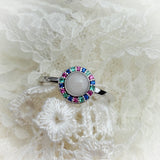 Goddess, solid 14kt Gold or Sterling Silver with Birthstones