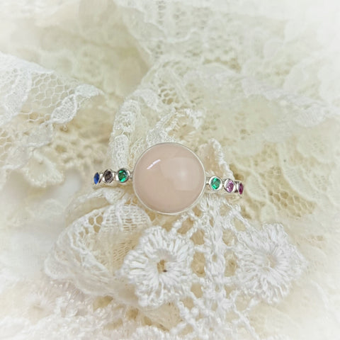 In Bloom, DNA and Birthstone ring