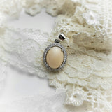 Oval Halo DNA/Breastmilk Keepsake