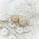 Milky Rose Earrings