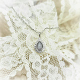 Milk Drop, Solid Gold Breastmilk Necklace