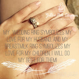 Dainty Breastmilk Ring