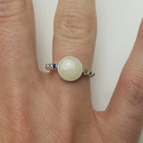 In Bloom, DNA and Birthstone ring